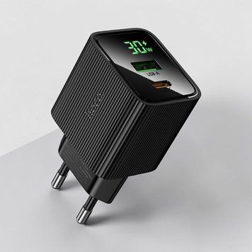 Блок живлення HOCO CS84A Excellent PD30W+QC3.0 1*USB+1*Type-C 22821 фото